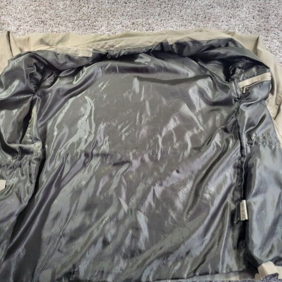 RFT RAINFOREST Jacket Men's Small Beige Windbreaker Outdoors Full Zip - Picture 7 of 9